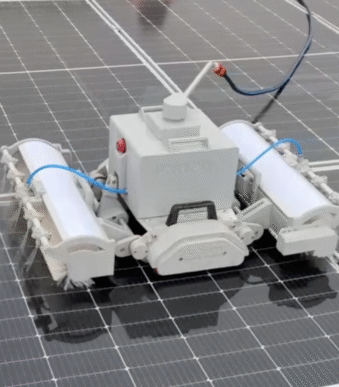 F60 güneş paneli temizlik robotu